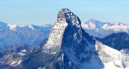 Matterhorn as seen on our guided and self-guided Walker's Haute Route trek from Chamonix to Zermatt