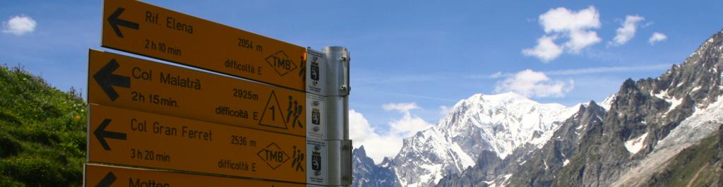 Guided and self-guided Tour du Mont Blanc trekking holidays in the Alps