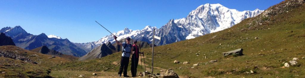 Self-guided Tour du Mont Blanc half circuit from Courmayeur to Chamonix